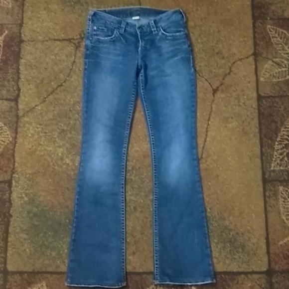 Silver Aiko Bootcut Jeans - Picture 1 of 7